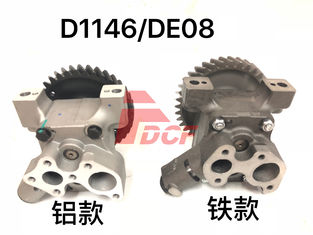 D1146 / DE08 dos tipo bomba de aceite del motor diesel del excavador con los accesorios del motor de Daewoo